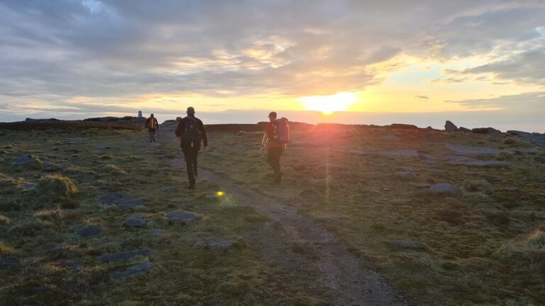 Sunrise and Trig point